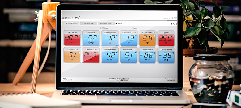 Monitoramento de Temperatura com o ArcSys 