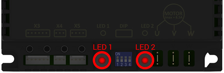 LEDs - Testando inversor IEX70 para esteira ergométrica sem utilizar um painel