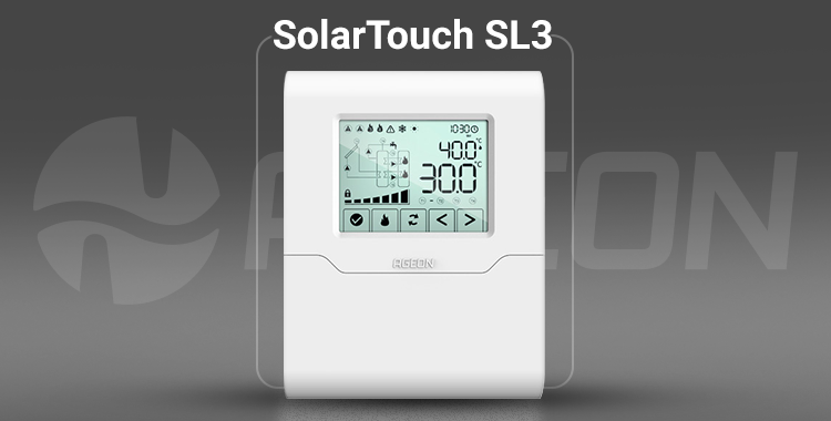 Controlador de temperatura SolarTouch SL3 da Ageon